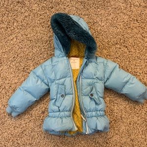 Hanna Andersson Coat with Fur Hood